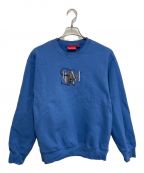 SUPREMEシュプリーム）の古着「Overlap Crewneck」｜ブルー