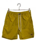 NANGAナンガ）の古着「NYLON TUSSER EASY SHORTS」｜イエロー