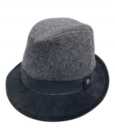 中古・古着通販】BORSALINO (ボルサリーノ) 中折れハット グレー