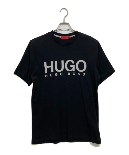 HUGO BOSS（ヒューゴ ボス）HUGO BOSS (ヒューゴ ボス) プリントTシャツ ブラック サイズ:Sの古着・服飾アイテム