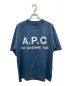 A.P.C.（アー・ペー・セー）の古着「ロゴTシャツ」｜ブルー