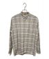 AURALEE（オーラリー）の古着「SUPER LIGHT WOOL CHECK SHIRTS」｜ベージュ