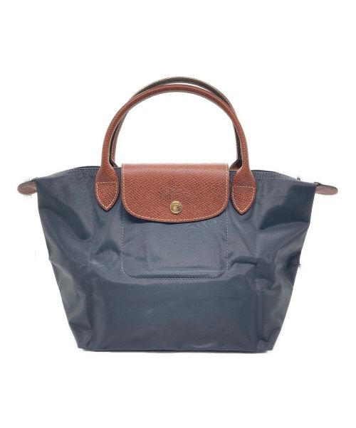 LONGCHAMP（ロンシャン）LONGCHAMP (ロンシャン) トップハンドルバッグ S グレーの古着・服飾アイテム