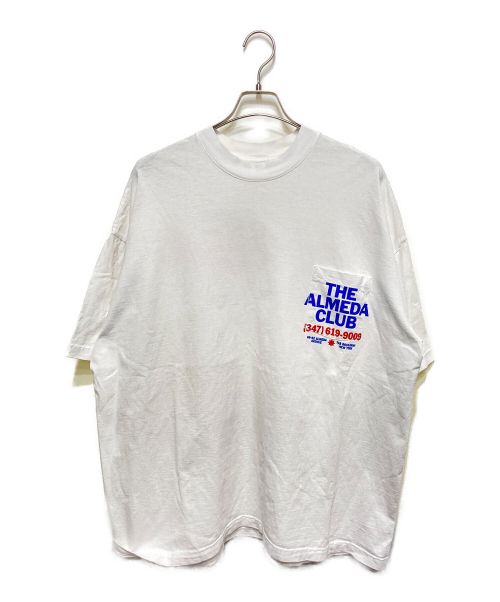 The Almeda Club（ザアラメダクラブ）The Almeda Club (ザアラメダクラブ) プリントTシャツ ホワイト サイズ:XXLの古着・服飾アイテム