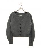 HER LIP TOハーリップトゥ）の古着「Essential Wool-Blend Cardigan」｜グレー