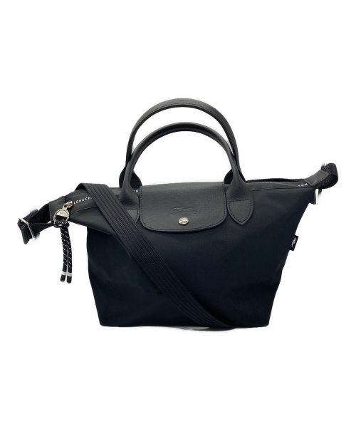 LONGCHAMP（ロンシャン）LONGCHAMP (ロンシャン) ル プリアージュ エナジー S トップハンドルバッグ ブラックの古着・服飾アイテム