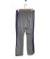 Needles (ニードルス) Narrow Track Pant - C/PE Velour グレー×パープル サイズ:S：17000円