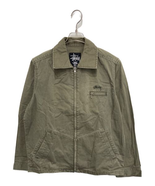 stussy（ステューシー）stussy (ステューシー) ワークジャケット オリーブ サイズ:Mの古着・服飾アイテム