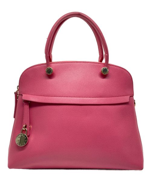 FURLA（フルラ）FURLA (フルラ) ハイパーM  2WAYバッグ ショッキングピンクの古着・服飾アイテム