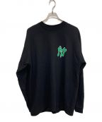 BLANKMAG×the apartmentブランクマグ×ジ アパートメント）の古着「original rose long sleeve tee」｜ブラック