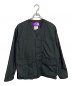 THE NORTHFACE PURPLELABELザ・ノースフェイス パープルレーベル）の古着「Midweight 65/35 Hopper Field Cardigan」｜ブラック