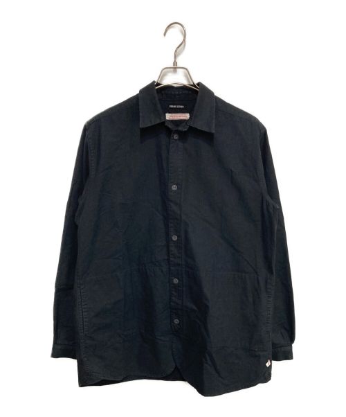 FRANK LEDER（フランクリーダー）FRANK LEDER (フランクリーダー) 60’s Vintage Bedsheet Shirt Jacket With Side Pocket ブラック サイズ:Lの古着・服飾アイテム