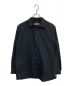 FRANK LEDER（フランクリーダー）の古着「60’s Vintage Bedsheet Shirt Jacket With Side Pocket」｜ブラック