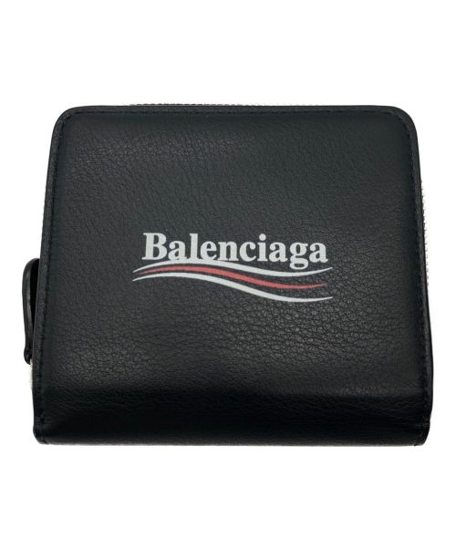 BALENCIAGA（バレンシアガ）BALENCIAGA (バレンシアガ) ラウンドファスナー財布 ブラックの古着・服飾アイテム