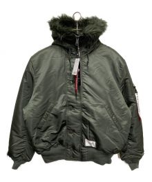 ALPHA×WTAPS（アルファ×ダブルタップス）の古着「N-2B CORE SPEC / JACKET / NYLON. TWILL.」｜カーキ