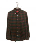 SUPREMEシュプリーム）の古着「Shadow Plaid Shirt」｜ブラウン×グリーン