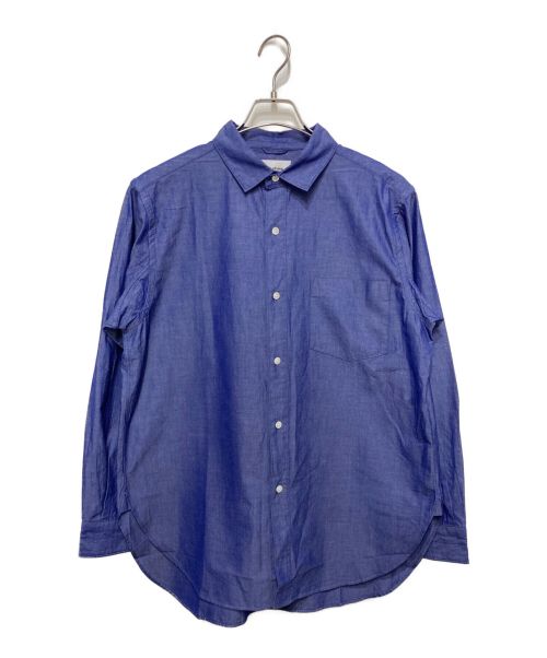 BLURHMS（ブラームス）BLURHMS (ブラームス) Polish Chambray Shirt ブルー サイズ:2 未使用品の古着・服飾アイテム