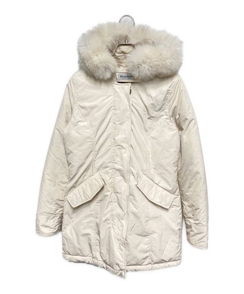 WOOLRICH（ウールリッチ）WOOLRICH (ウールリッチ) ファー付ダウンコート アイボリー サイズ:Sの古着・服飾アイテム