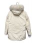 WOOLRICH (ウールリッチ) ファー付ダウンコート アイボリー サイズ:S：17800円