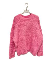 MAISON SPECIAL（メゾンスペシャル）の古着「Melange Fur Knit Top」｜ピンク