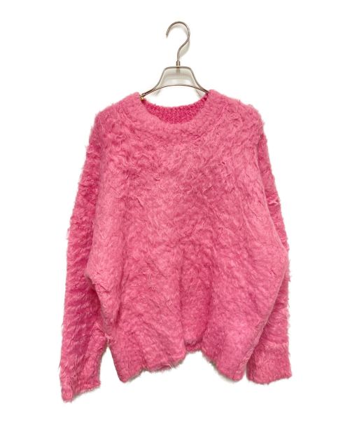 MAISON SPECIAL（メゾンスペシャル）MAISON SPECIAL (メゾンスペシャル) Melange Fur Knit Top ピンク サイズ:FREEの古着・服飾アイテム