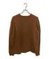 AURALEE (オーラリー) UNEVEN WOOL CORD KNIT ブラウン サイズ:４：8800円