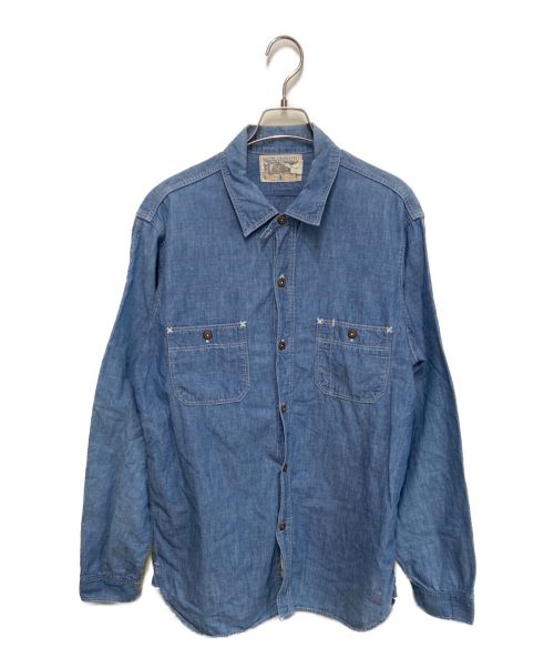 freewheelers（フリーホイーラーズ）freewheelers (フリーホイーラーズ) NEAL CASSADY 30′s STYLE WORK SHIRTS インディゴ サイズ:SIZE17の古着・服飾アイテム