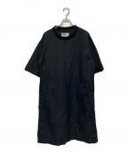 MHLエムエイチエル）の古着「WASHED DRY COTTON POPLIN ワンピース」｜ブラック