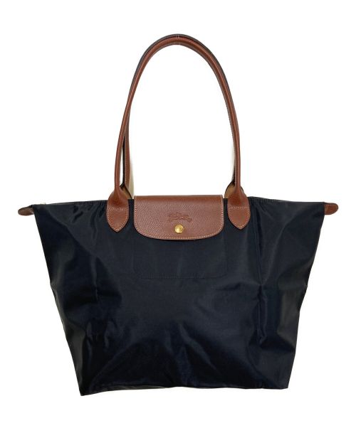 LONGCHAMP（ロンシャン）LONGCHAMP (ロンシャン) オリジナル L ショルダーバッグ ブラックの古着・服飾アイテム