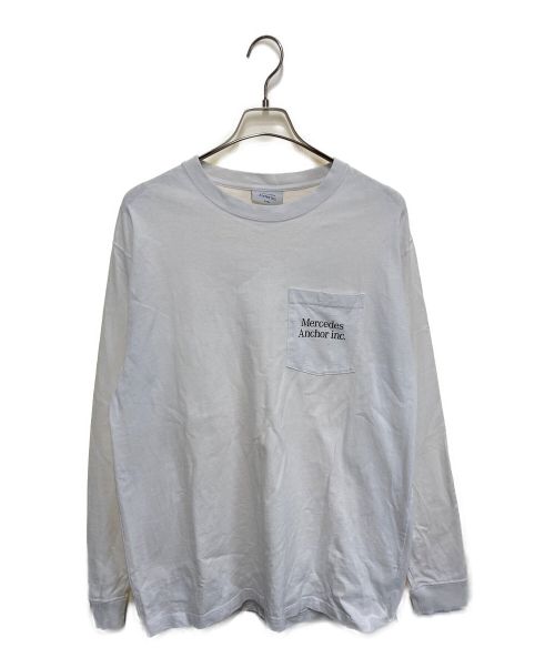 MERCEDES ANCHOR INC（メルセデス アンカー インク）MERCEDES ANCHOR INC (メルセデス アンカー インク) L/S TEE WHITE XL ホワイト サイズ:X-LARGEの古着・服飾アイテム