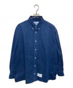 WTAPSダブルタップス）の古着「BD 04 / LS / COTTON. DENIM」｜インディゴ