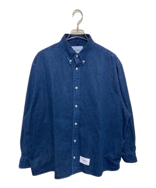 WTAPS（ダブルタップス）WTAPS (ダブルタップス) BD 04 / LS / COTTON. DENIM インディゴ サイズ:X03の古着・服飾アイテム