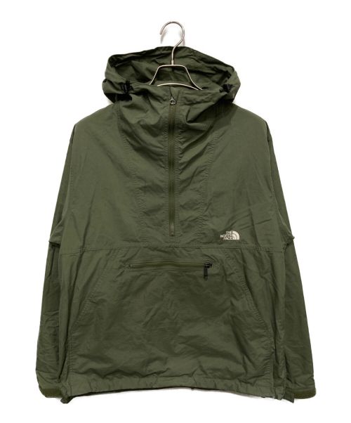 THE NORTH FACE（ザ ノース フェイス）THE NORTH FACE (ザ ノース フェイス) コンパクト アノラック パーカー カーキ サイズ:Lの古着・服飾アイテム