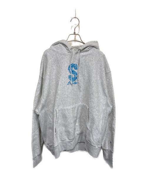 Champion（チャンピオン）Champion (チャンピオン) STABRIDGE (スタブリッジ) Healthy Sweat Hoodie グレー サイズ:XLの古着・服飾アイテム