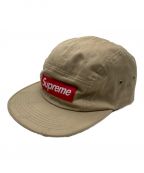 SUPREMEシュプリーム）の古着「Jacquard Logos Twill Camp Cap」｜ベージュ