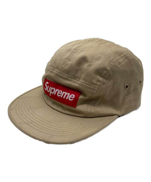 SUPREME（シュプリーム）SUPREME (シュプリーム) Jacquard Logos Twill Camp Cap ベージュの古着・服飾アイテム