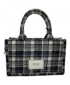 HER LIP TOハーリップトゥ）の古着「Tuileries Tote Bag」｜ブラック×ホワイト