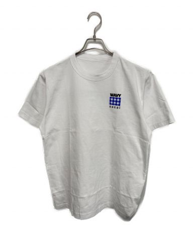 【中古・古着通販】sacai (サカイ) WAVY-T-shirt ホワイト サイズ:3 
