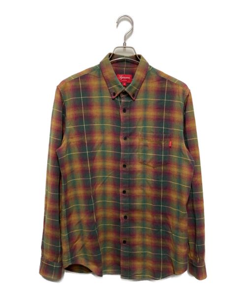 SUPREME（シュプリーム）SUPREME (シュプリーム) Shadow Plaid Flannel Shirt ブラウン サイズ:Mの古着・服飾アイテム