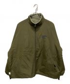 EL BURRITO'S SKATE AMIGOSエルブリトーズスケートアミーゴス）の古着「EB Reversible Boa Jacket」｜カーキ