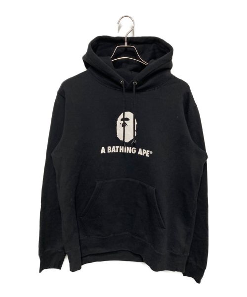 A BATHING APE（アベイシングエイプ）A BATHING APE (アベイシングエイプ) プルオーバーパーカー ブラック サイズ:XLの古着・服飾アイテム