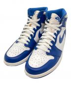 NIKEナイキ）の古着「Retro High Storm Blue」｜ホワイト×ブルー