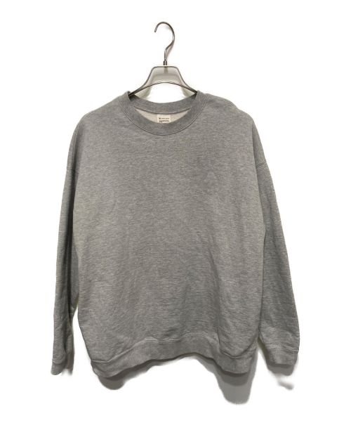 Snow peak（スノーピーク）Snow peak (スノーピーク) Recycled Cotton Sweat Crewneck グレー サイズ:Lの古着・服飾アイテム