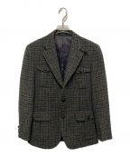 Harris Tweed×UNIQLOハリスツイード×ユニクロ）の古着「ウールテーラードジャケット」｜グレー