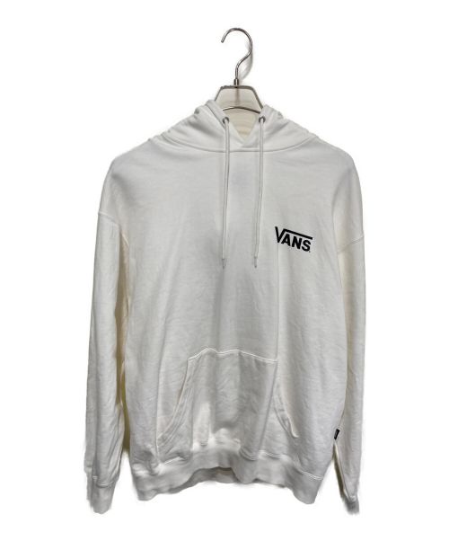 VANS（バンズ）VANS (バンズ) X-LARGE (エクストララージ) PULLOVER HOODED SWEAT ホワイト サイズ:Mの古着・服飾アイテム