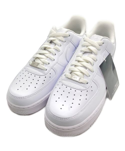 NIKE（ナイキ）NIKE (ナイキ) AIR FORCE1 LOW ホワイト サイズ:27.5 未使用品の古着・服飾アイテム