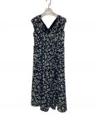 HER LIP TOハーリップトゥ）の古着「Paris Daisy Long Dress」｜ネイビー