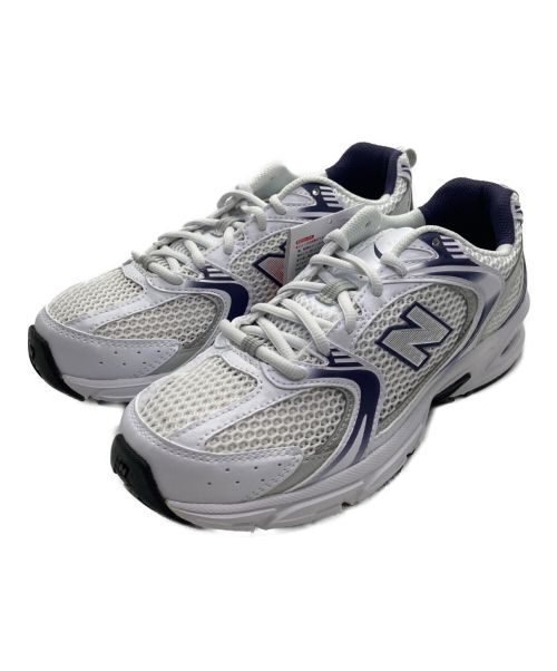 NEW BALANCE（ニューバランス）NEW BALANCE (ニューバランス) MR530BA ホワイト×ネイビー サイズ:24.5 未使用品の古着・服飾アイテム