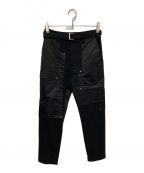 sacaiサカイ）の古着「Fabric Combo Pants」｜ブラック