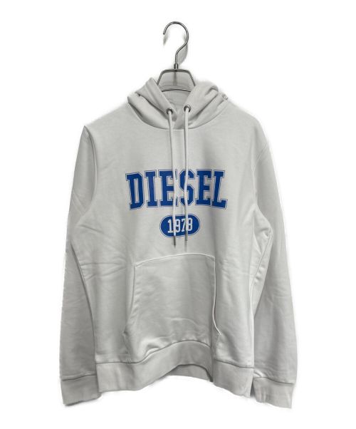 DIESEL（ディーゼル）DIESEL (ディーゼル) SS-GINN-HOOD-K25 ホワイト サイズ:Mの古着・服飾アイテム